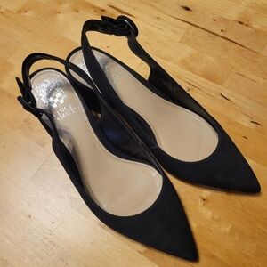 Vince Camuto Black Slingback Heels